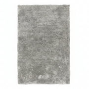 Grey High-Pile Shag Rug