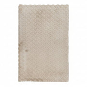 White Diamond Textured Shag Rug