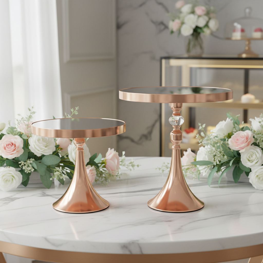 Gold Serving Stand