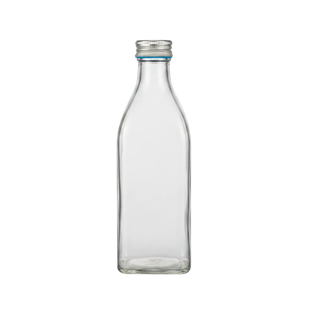 Square Glass Bottle 1000Ml