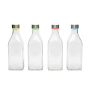 Square Glass Bottle 1000Ml