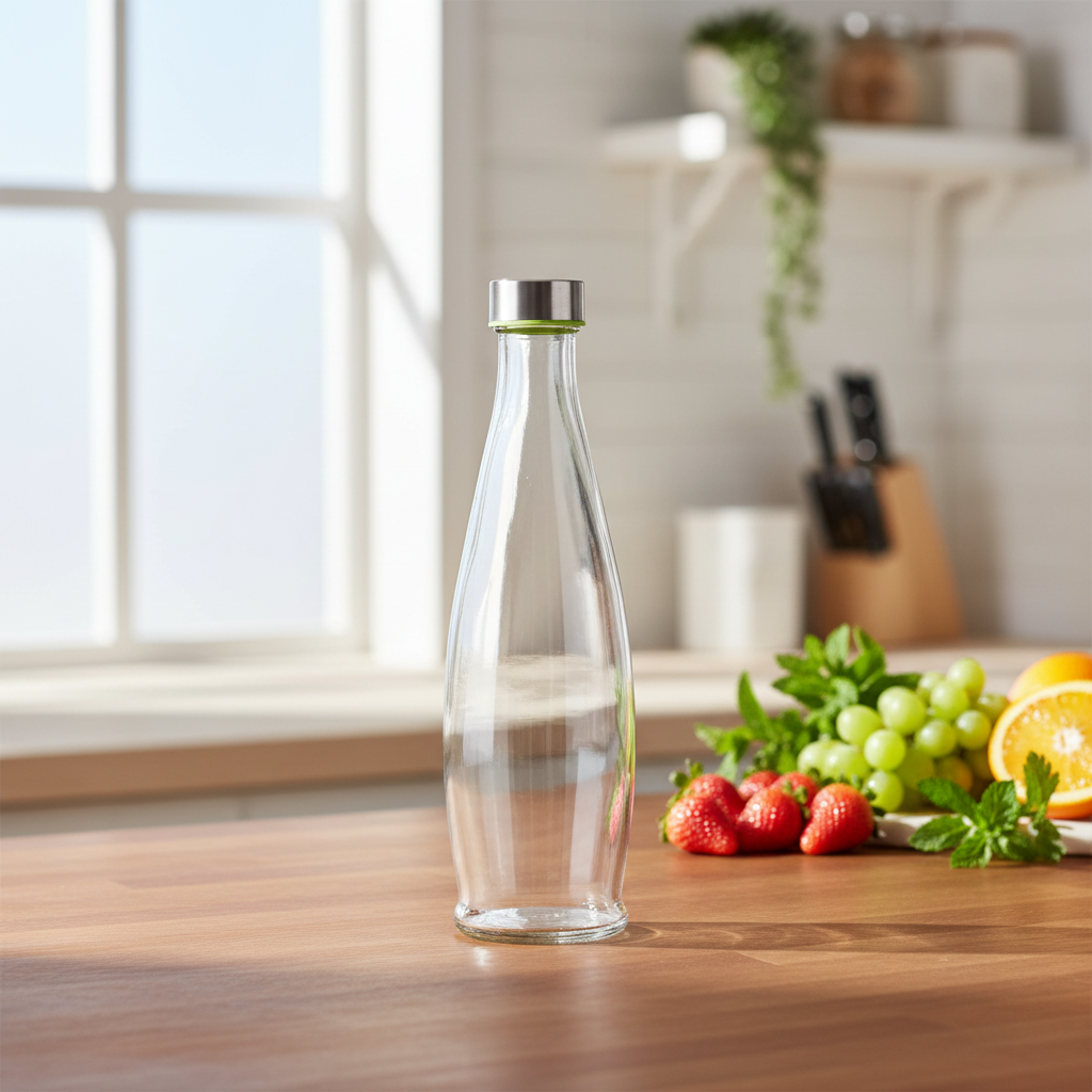 Glass Bottle Tall 1000Ml