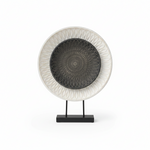 Load image into Gallery viewer, Black &amp; White Round Table Deco
