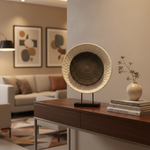 Load image into Gallery viewer, Black &amp; White Round Table Deco
