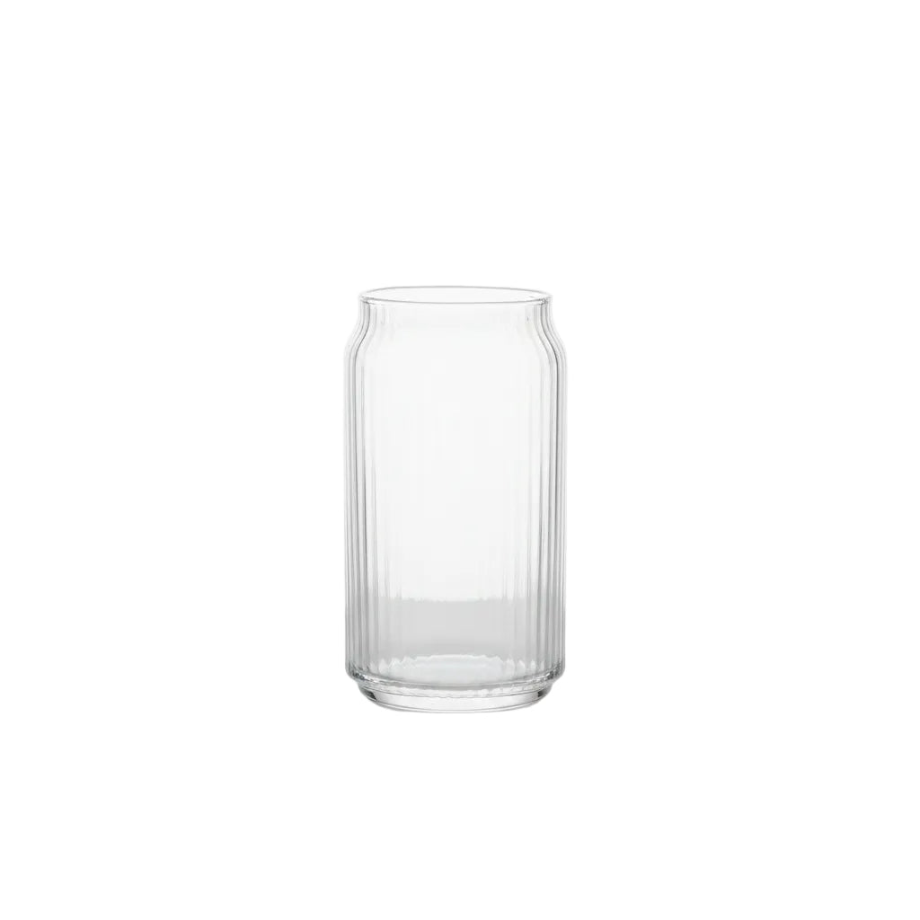 Striped Can Glass