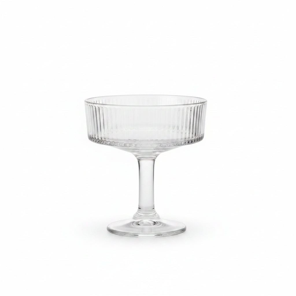 Striped Wine Glass