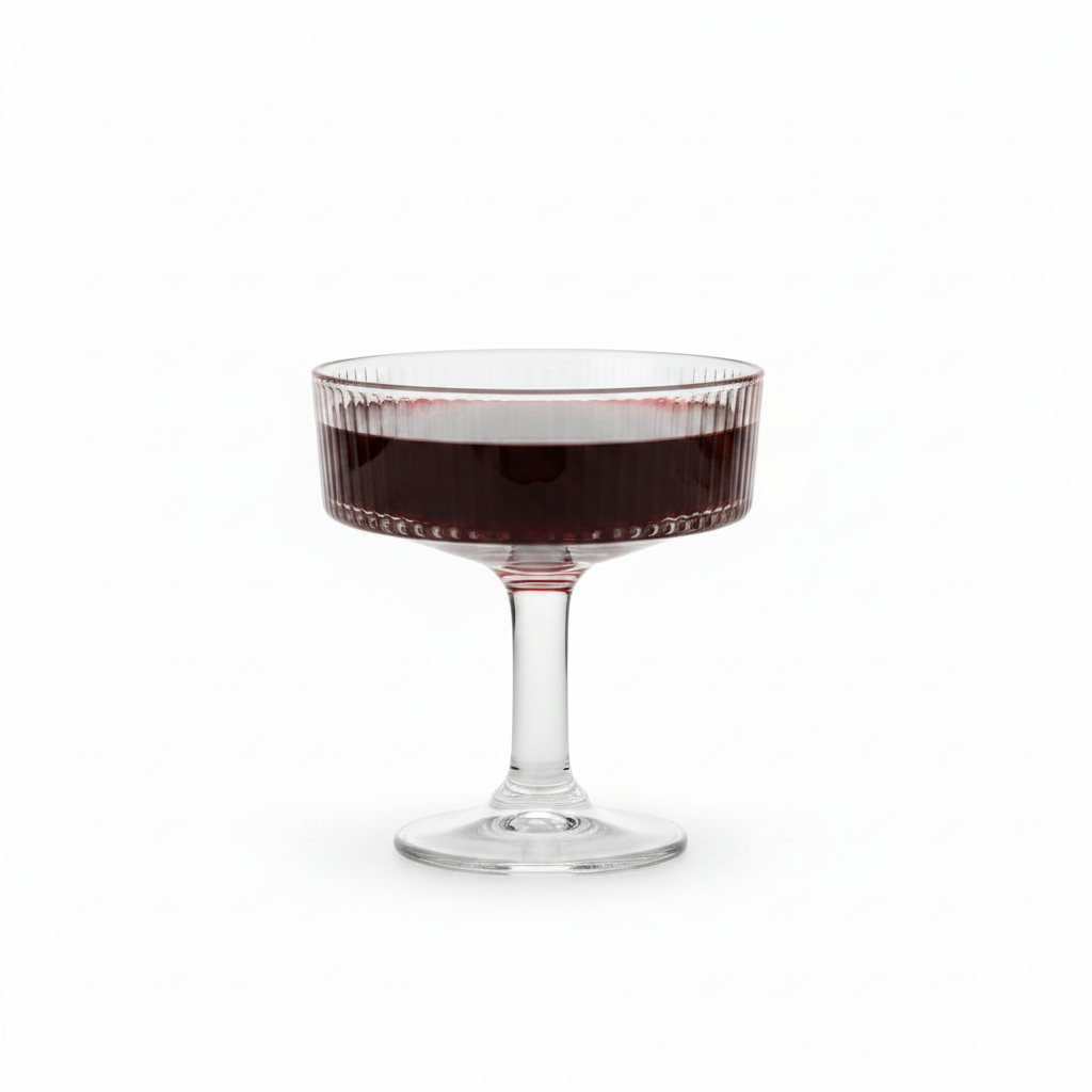 Striped Wine Glass