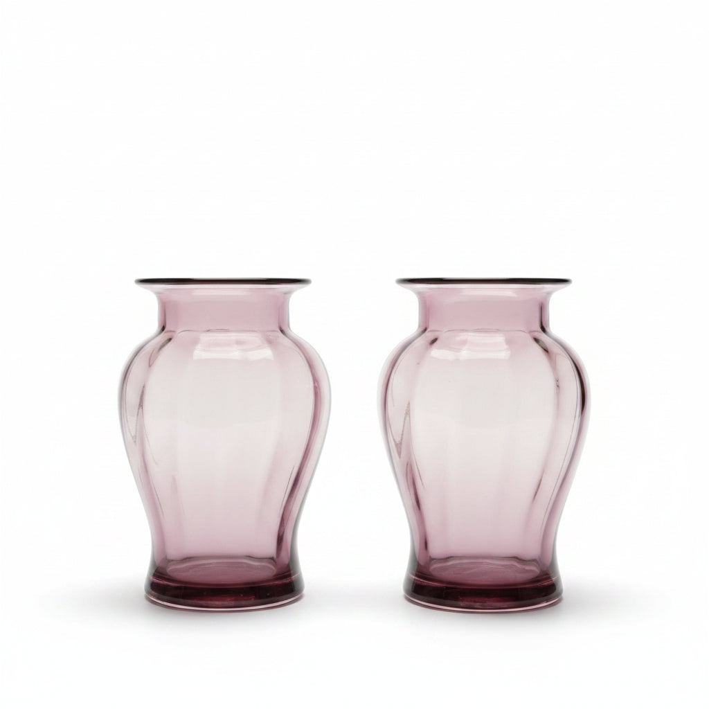 Red Glass Vase