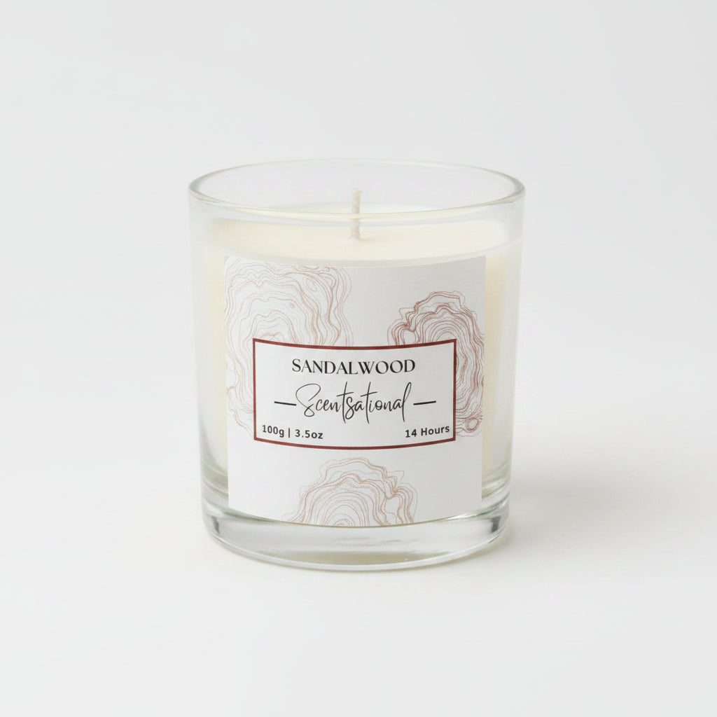 Scentsational Glass Wax Candle