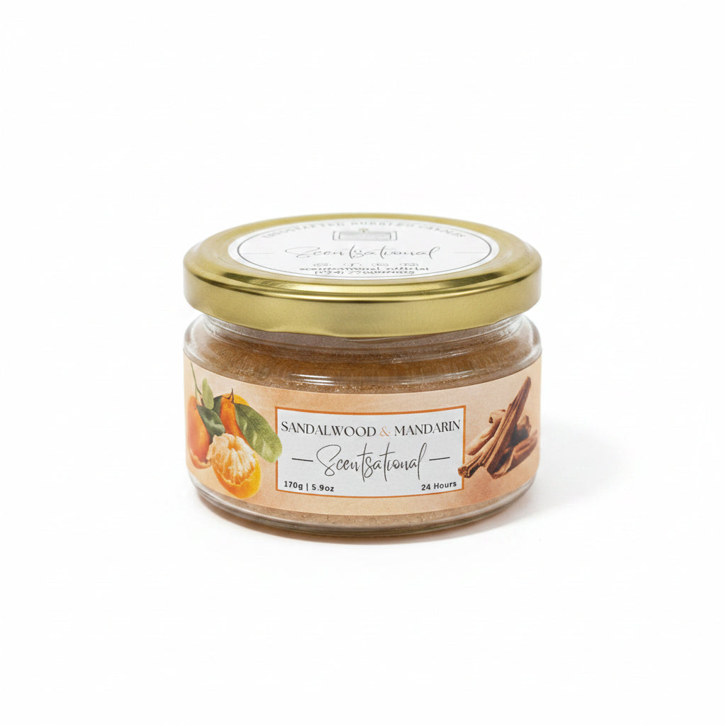 Scentsational Glass Jar Wax Candle