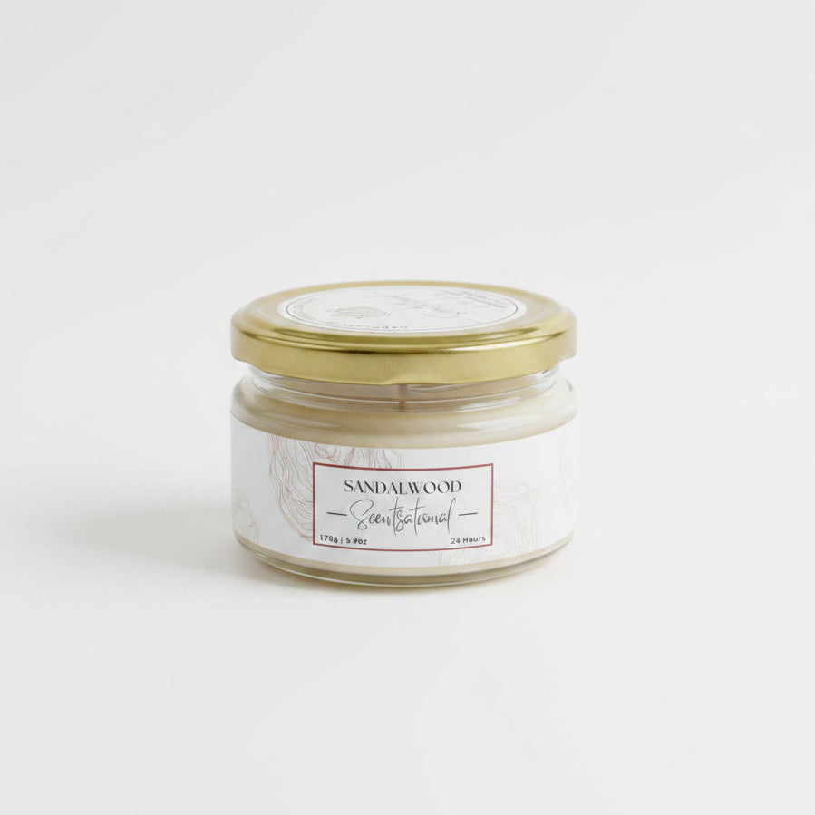 Scentsational Glass Jar Wax Candle