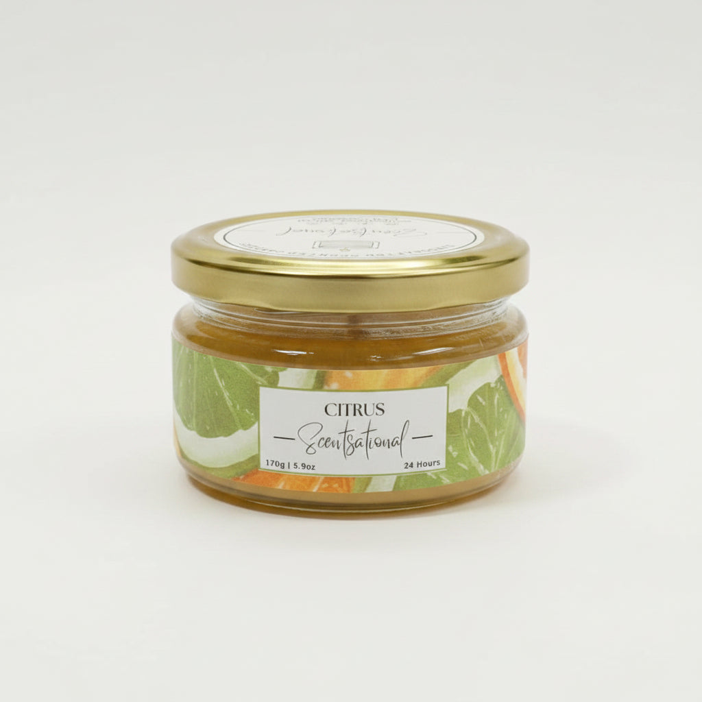 Scentsational Glass Jar Wax Candle