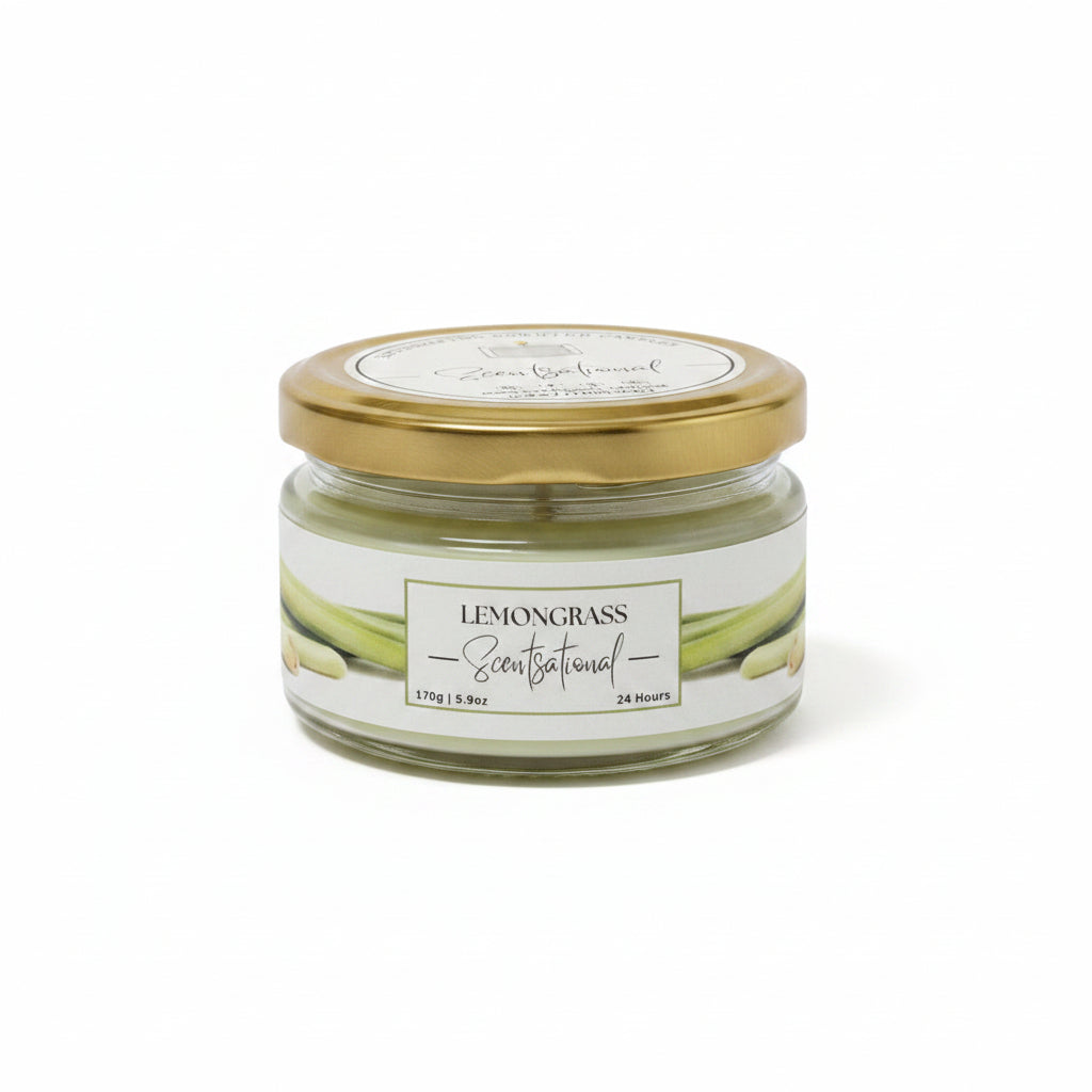 Scentsational Glass Jar Wax Candle