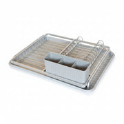 Silver Foldable Dish Drainer