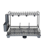Two-Tier Black Dish Rack