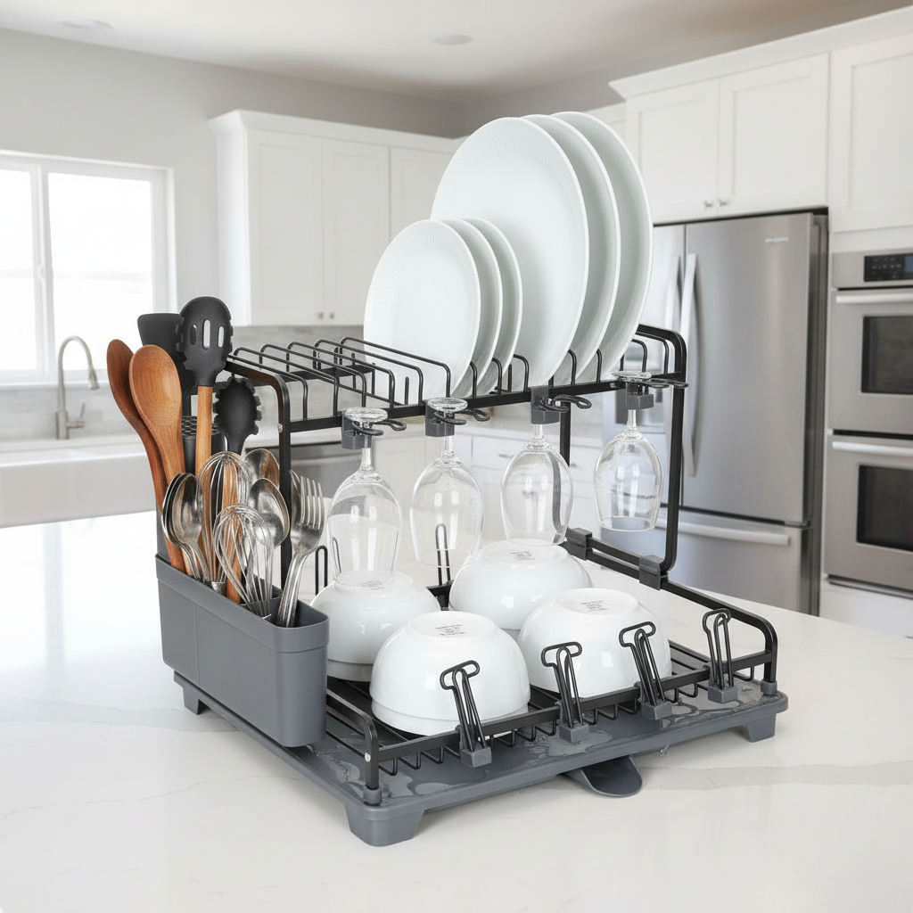 Black Dish Rack