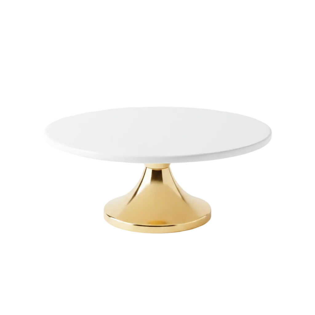 White Gold Cake Stand