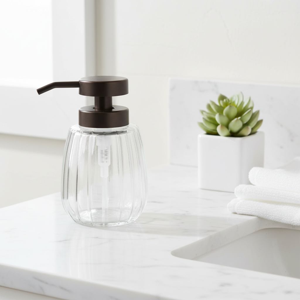 Clear Soap Dispenser