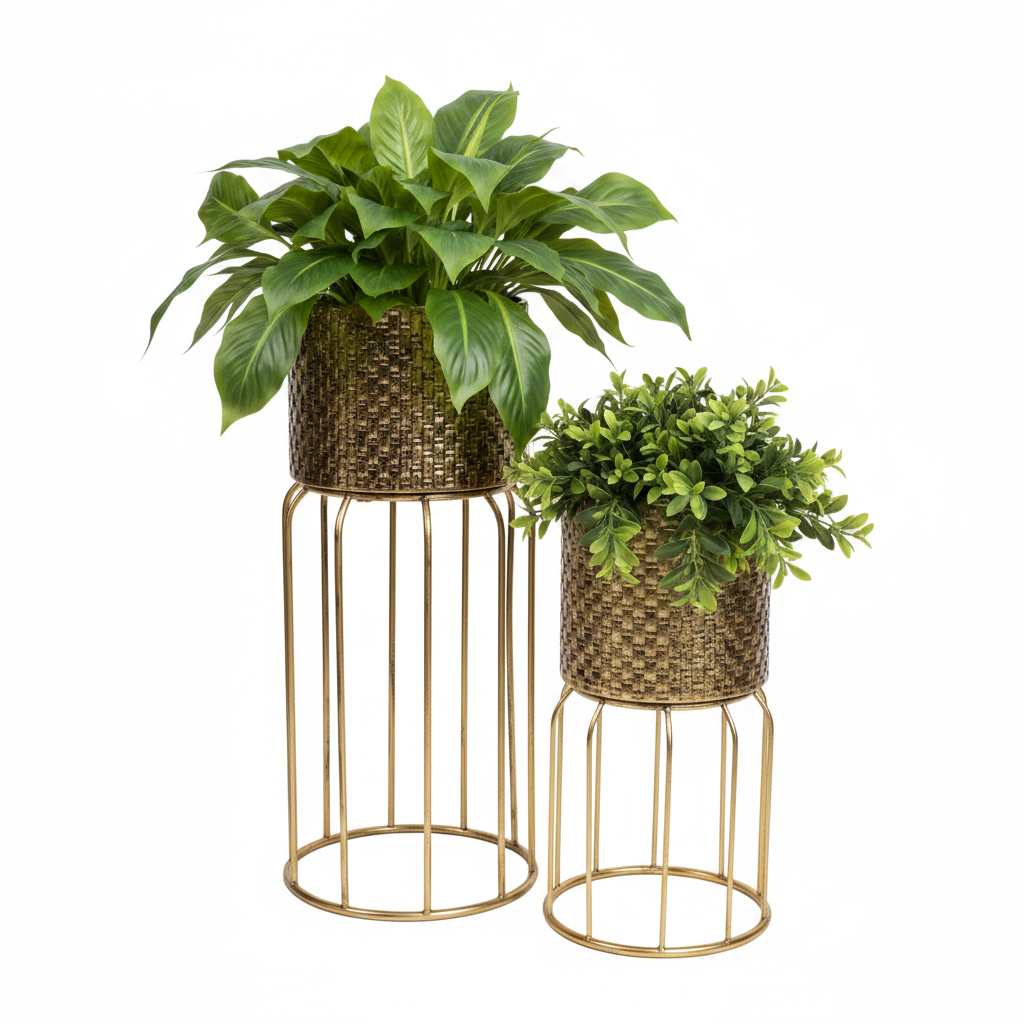 Gold Plant Holder