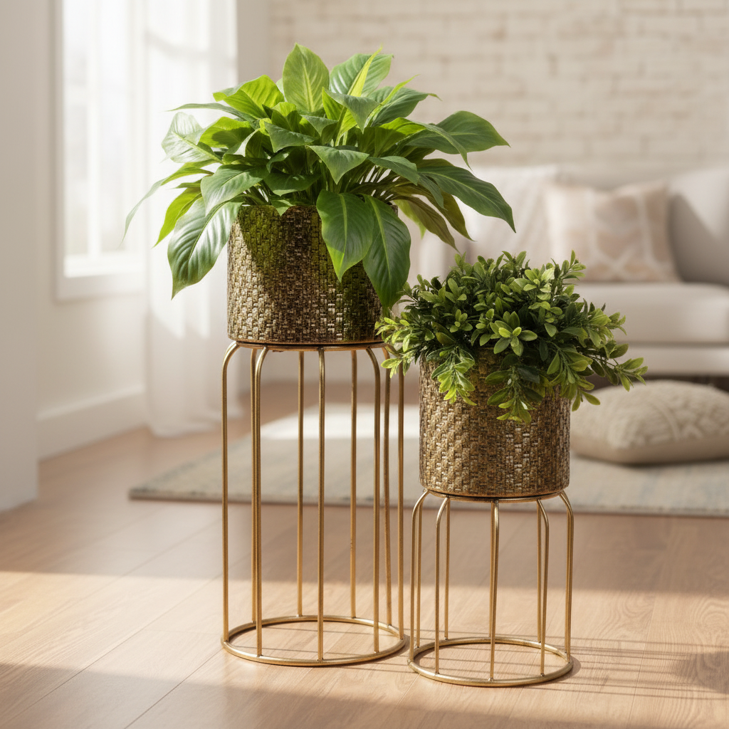 Gold Plant Holder