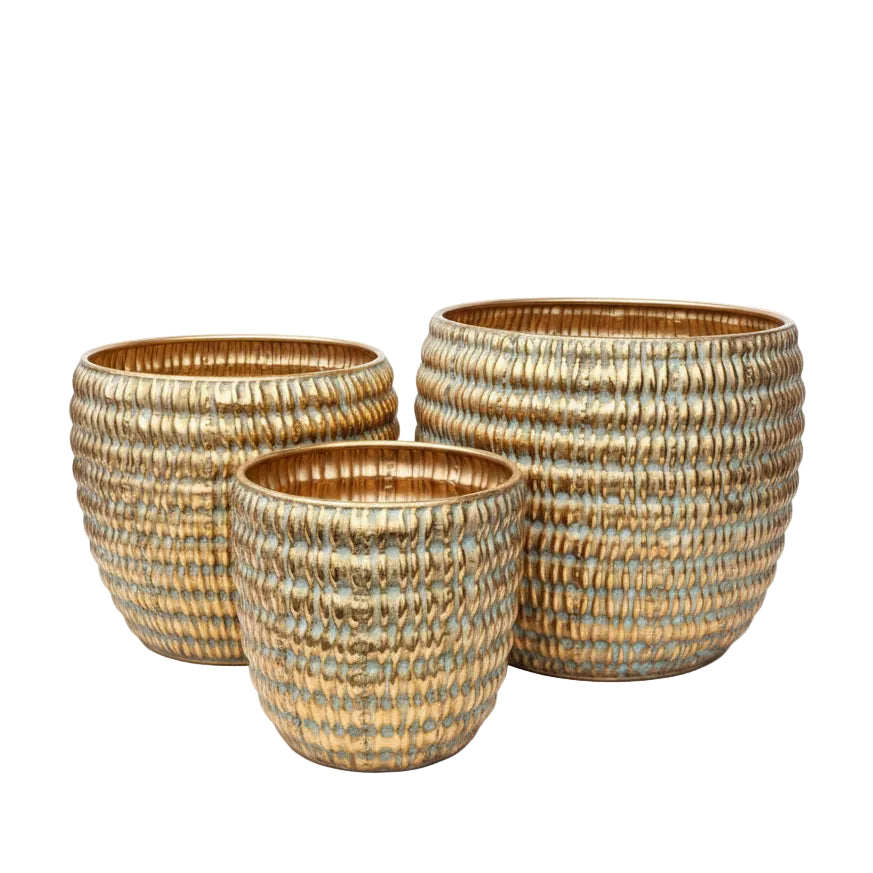 Gold Tall Vase