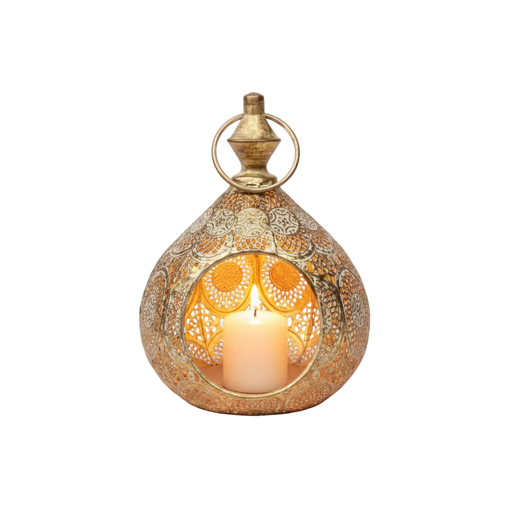 Designed Cage Candle Holder Hajji