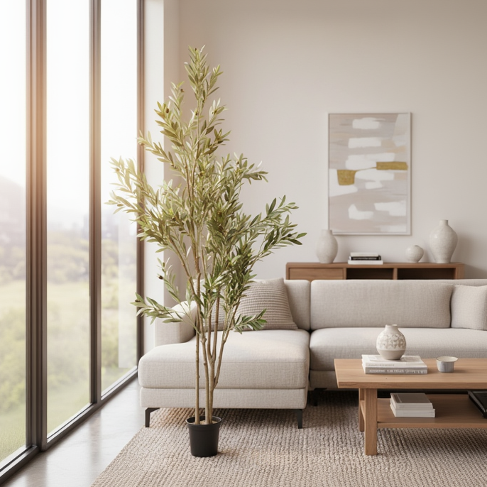 Artificial Olive plant