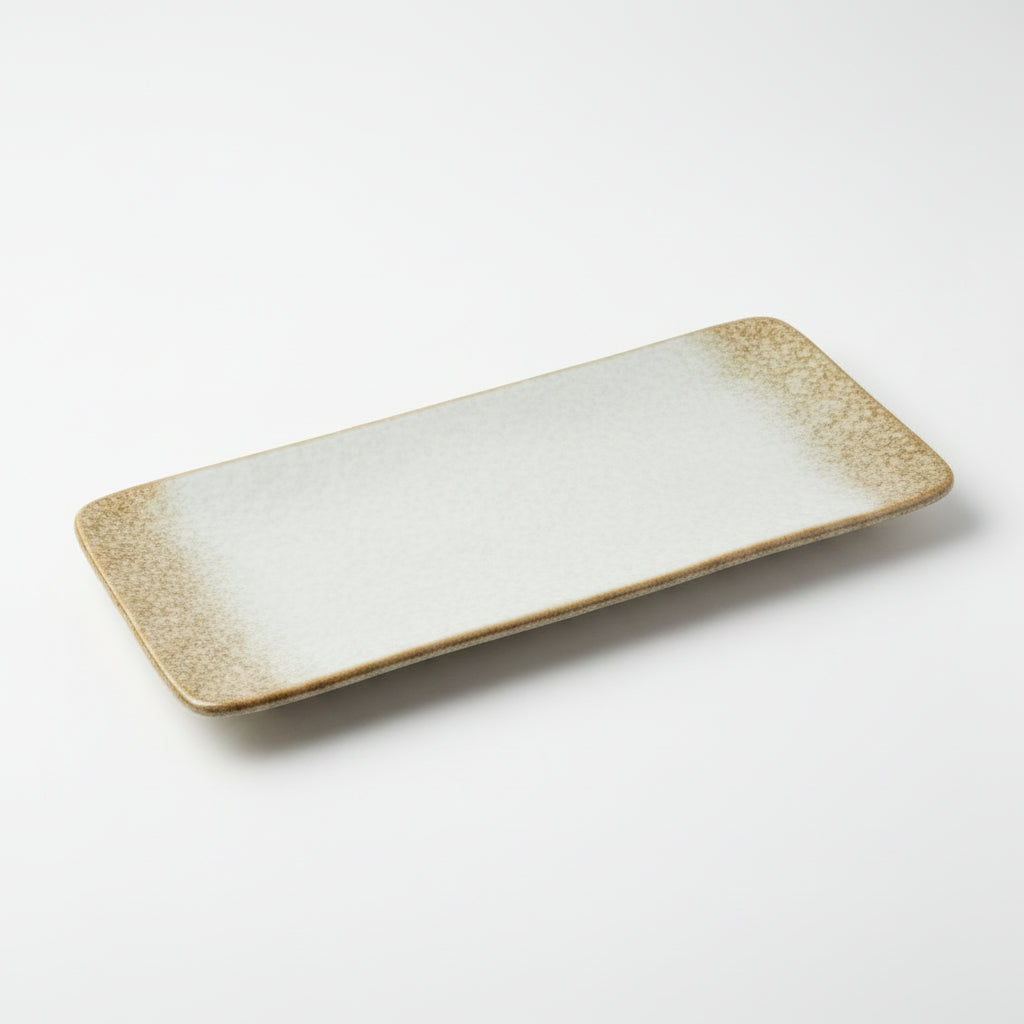 Brown Boarder Tableware Set