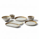 Load image into Gallery viewer, Brown Boarder Tableware Set
