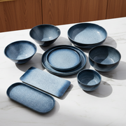 Blue Ceramic Tableware Set