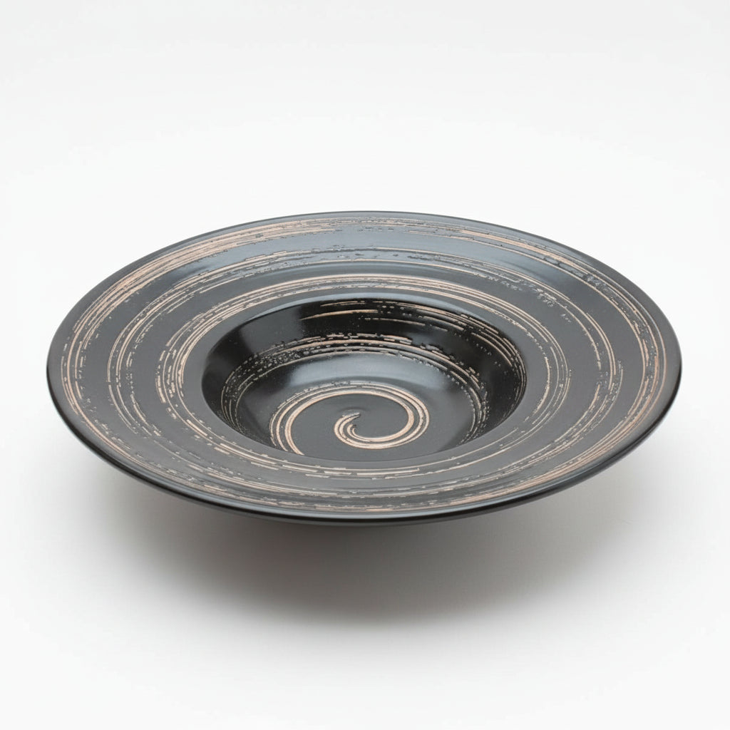 Black Ceramic Tableware Set