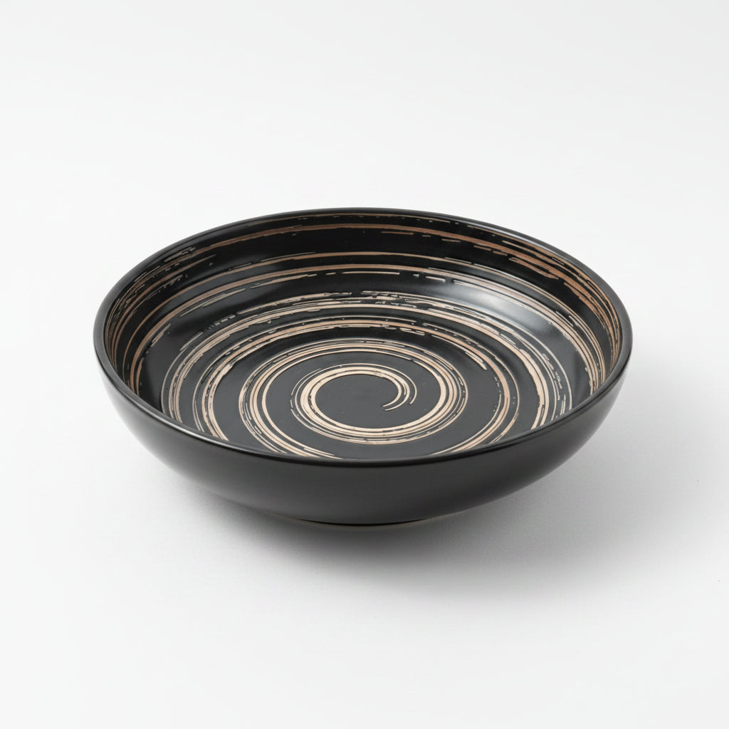 Black Ceramic Tableware Set