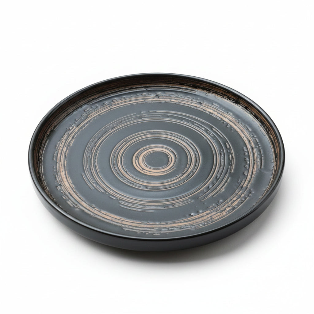 Black Ceramic Tableware Set