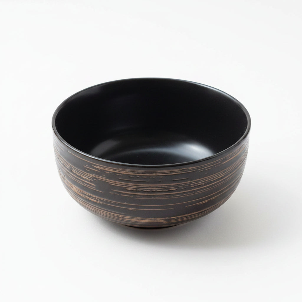 Black Ceramic Tableware Set
