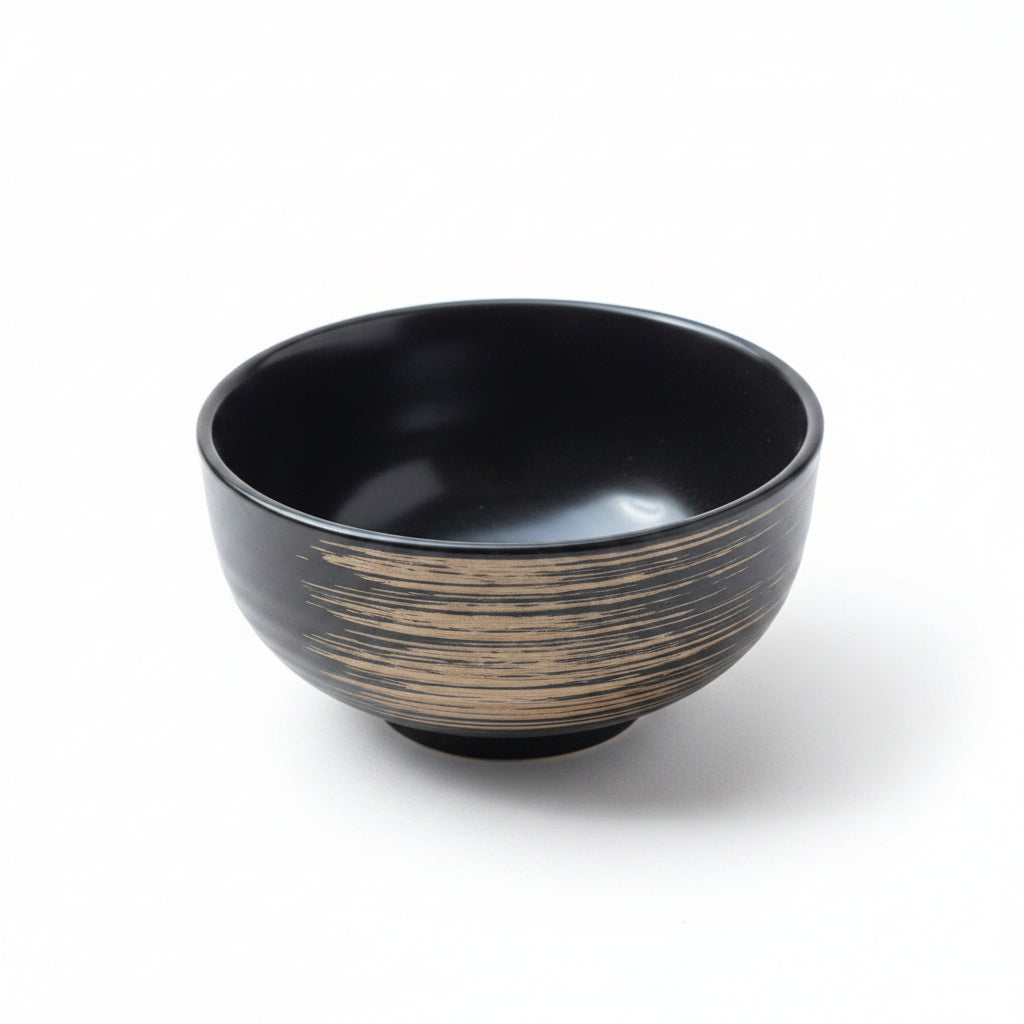 Black Ceramic Tableware Set