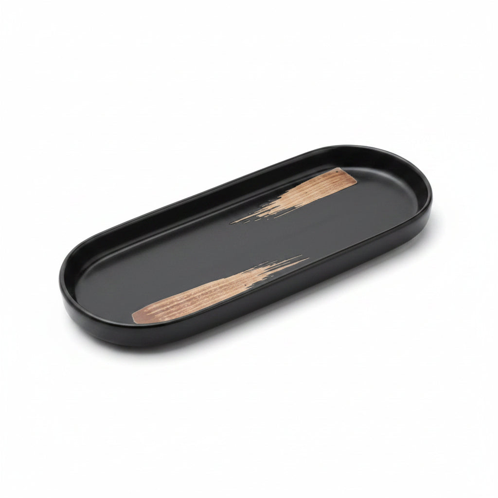 Black Ceramic Tableware Set