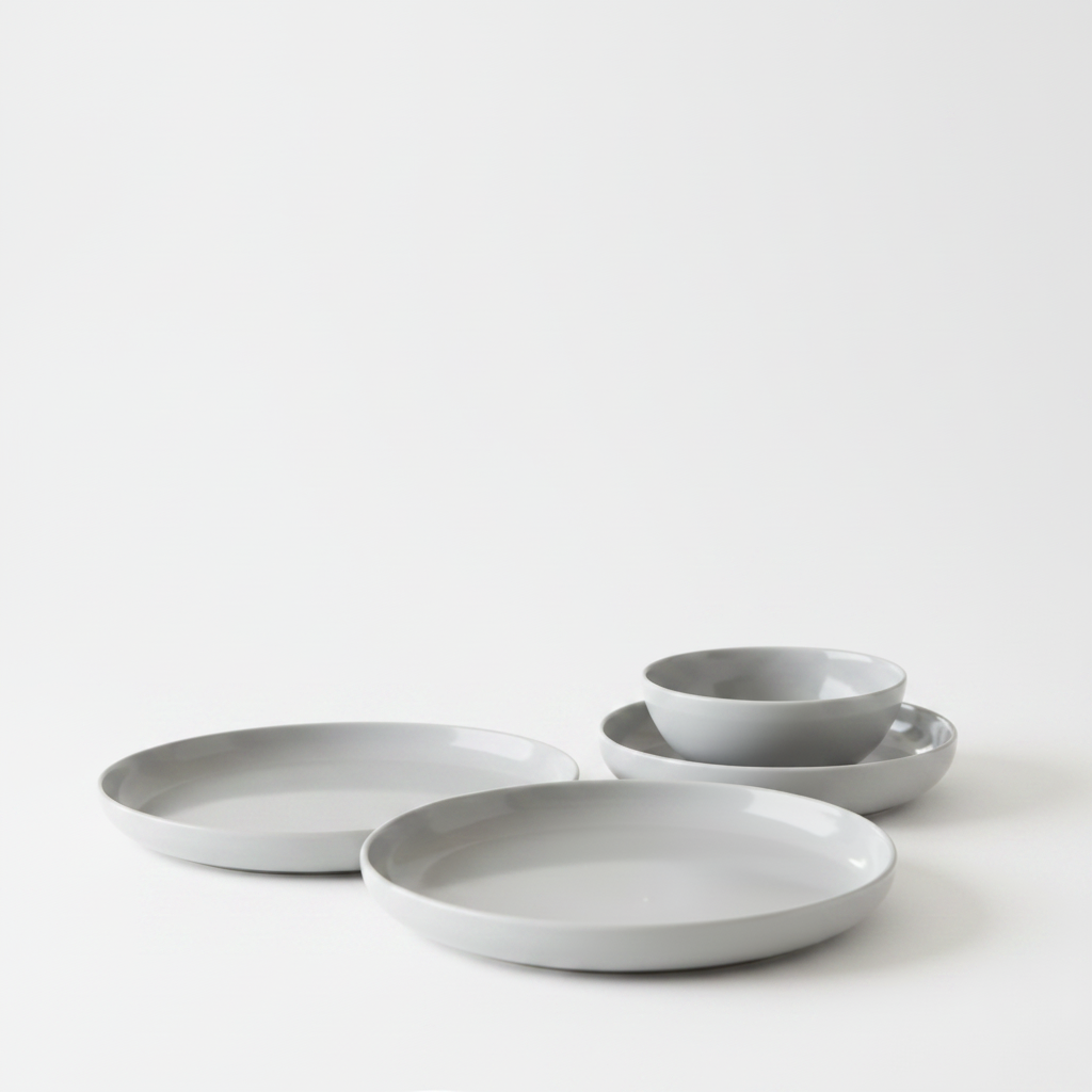 White Dinnerware Set