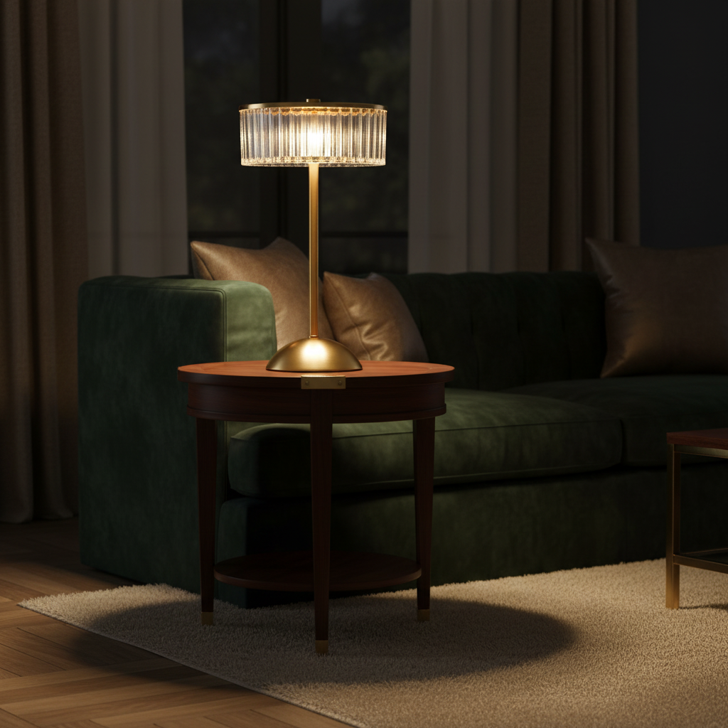 Gold Rechargeable Touch-Lamp
