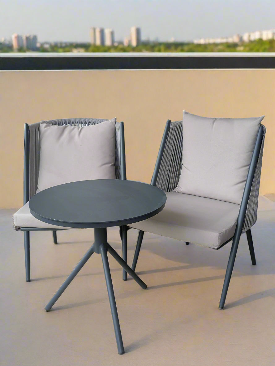 Single Seater Swing Chair with Handles – 120kg Heavy Duty Outdoor Swing – Garden, Balcony & Patio Hanging Chair (98cm x 98cm x 209cm) – Sri Lanka - Design 02