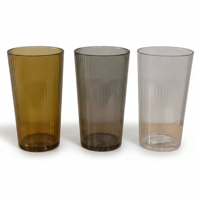 Striped Drinking Glass