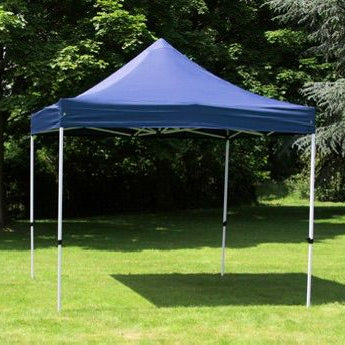 White Coated  Steel Bar Canopy Tent