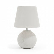 Grey Speckled Globe Table Lamp