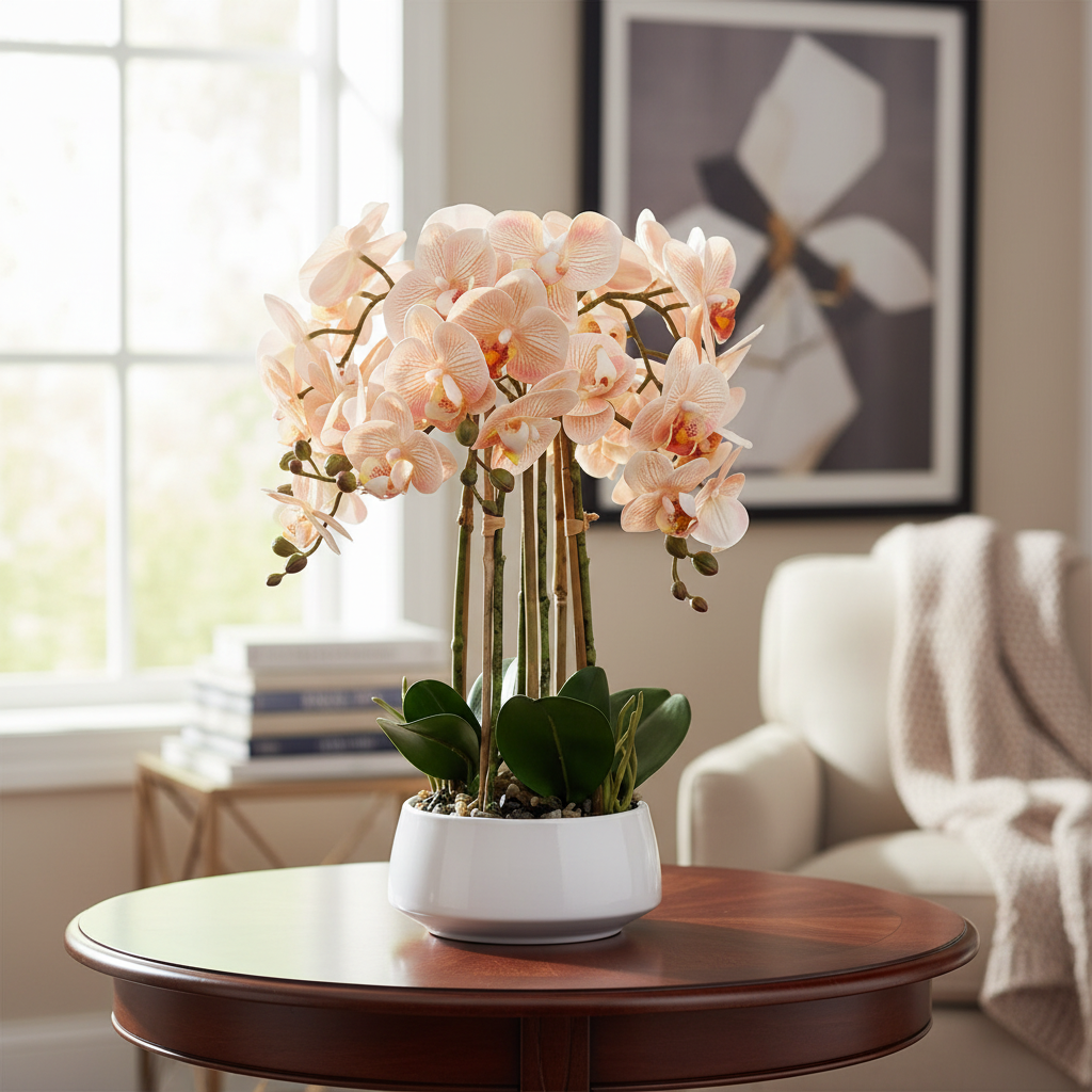 Artificial Moth Orchid Plant