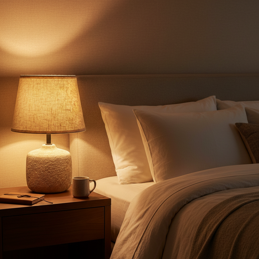 Premium Textured Ceramic Table Lamp