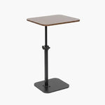 Load image into Gallery viewer, Brown Top Rectangle Side Table on a light grey background
