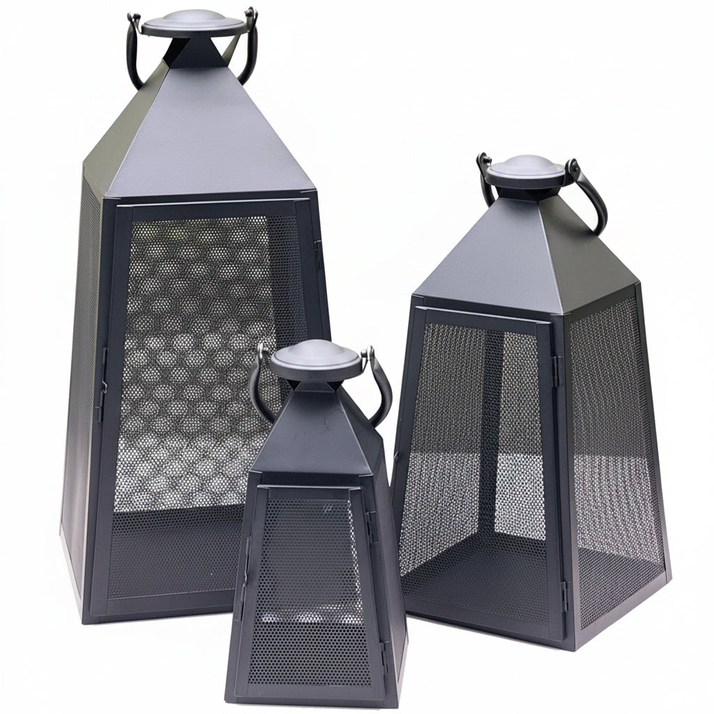 Black Metal Lantern