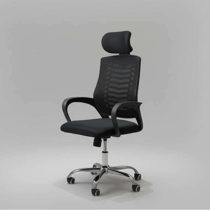 High Back Office Chair with Headrest - 5003