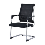 Load image into Gallery viewer, Black Mesh Visitors &amp; Conference Chair
